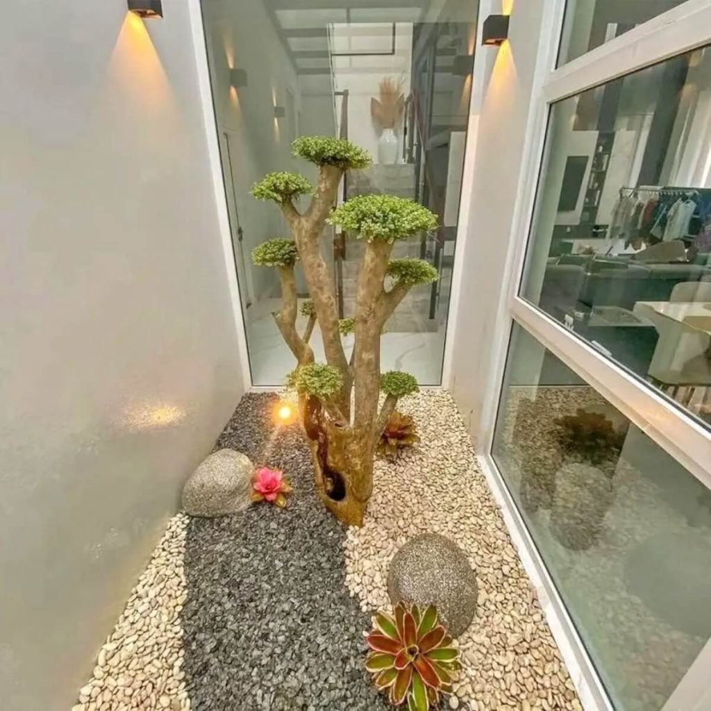 taman jepang area void rumah